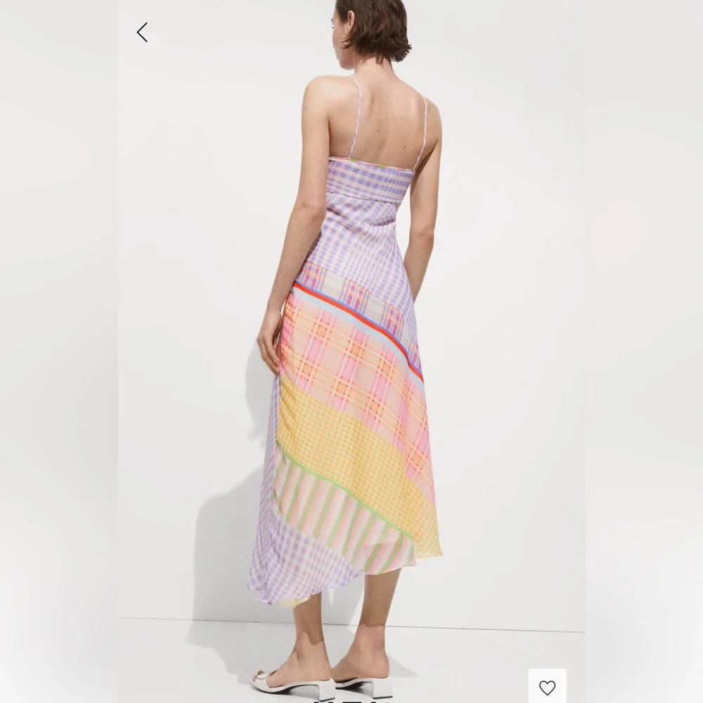 Mango Printed Strap Dress - Picture 2 of 2
